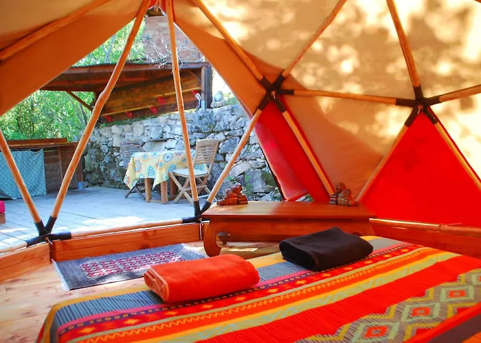 Οργανωμένο κάμπινγκ Tente Tipi Nature, Calme, Cascade Et Baignade A 10 Minutes A Pieds Saint-Laurent-le-Minier