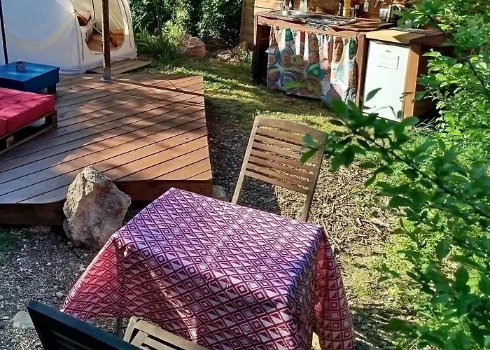 Tente Tipi Nature, Calme, Cascade Et Baignade A 10 Minutes A Pieds ラグジュアリーテント