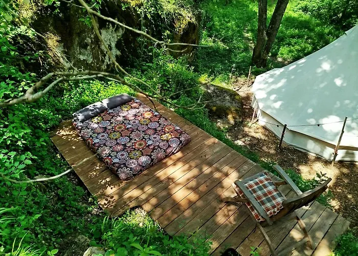 ラグジュアリーテント Tente Tipi Nature, Calme, Cascade Et Baignade A 10 Minutes A Pieds