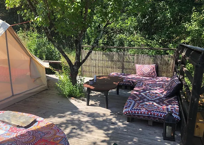 Tente Tipi Nature, Calme, Cascade Et Baignade A 10 Minutes A Pieds